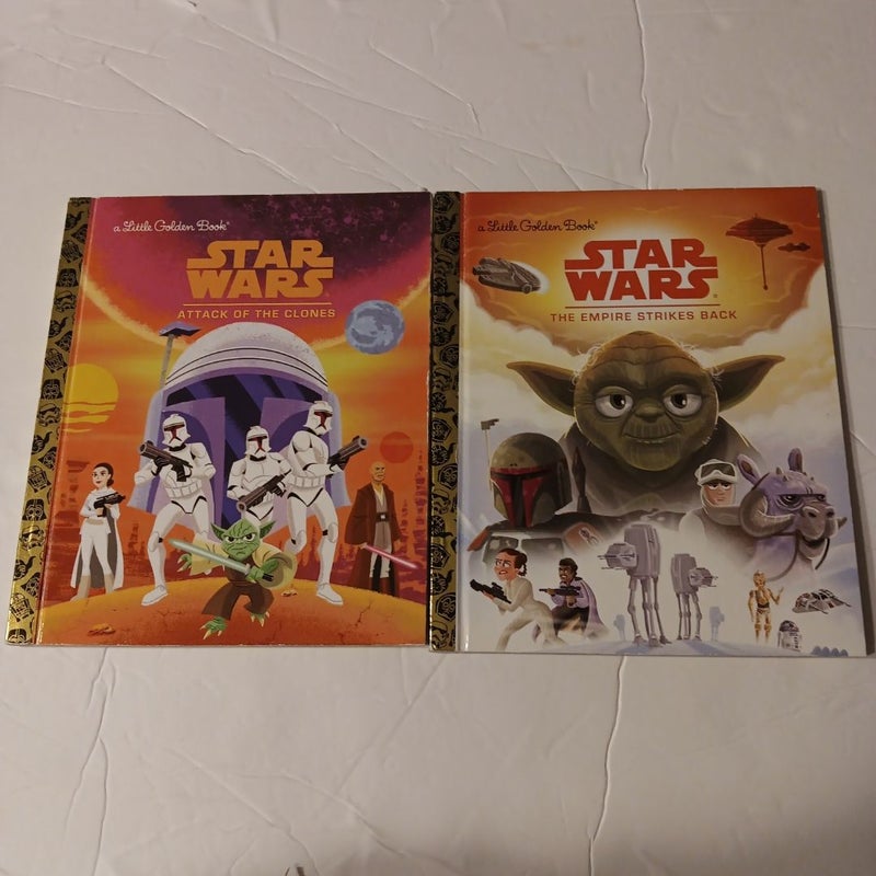 Star Wars Little Golden Book Lot