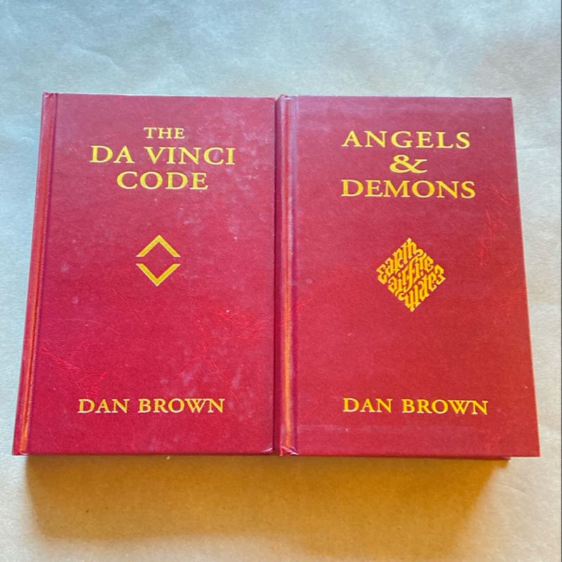 The Da Vinci Code & Angels & Demons faux leather box set