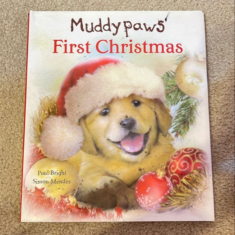 Muddy paws first Christmas