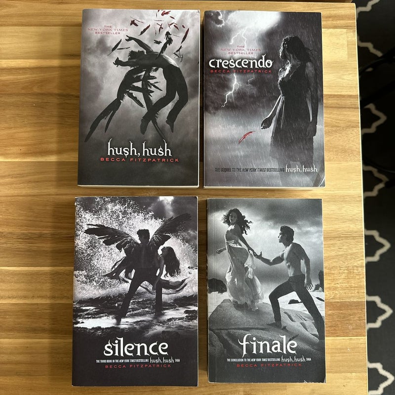 Hush, Hush book 1, 2, 3, 4