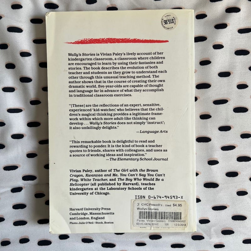 Wally's Stories by Vivian Gussin Paley