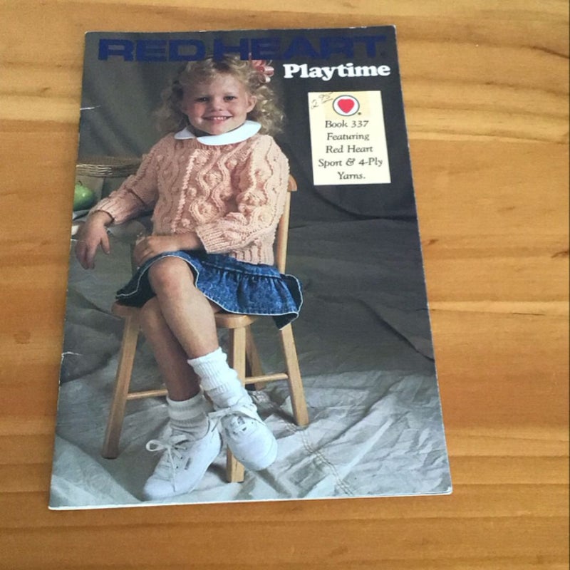 Red heart playtime Booklet