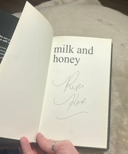 SIGNED milk and honey