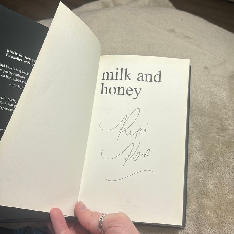 SIGNED milk and honey