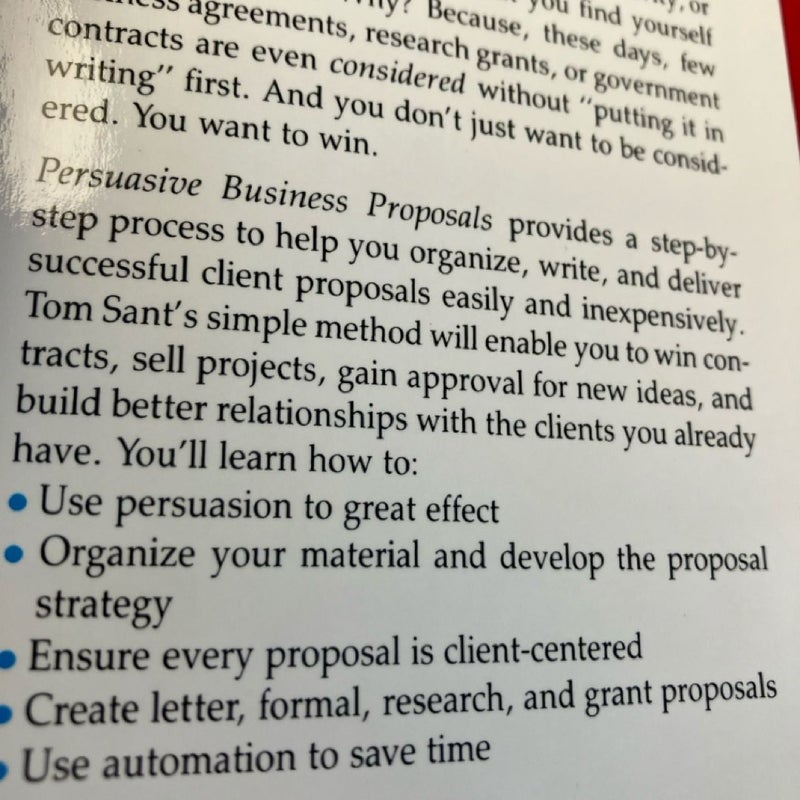 Persuasive Business Proposals