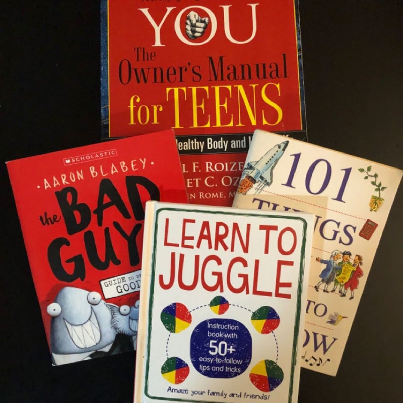 4 books including YOU: the Owner's Manual for Teens