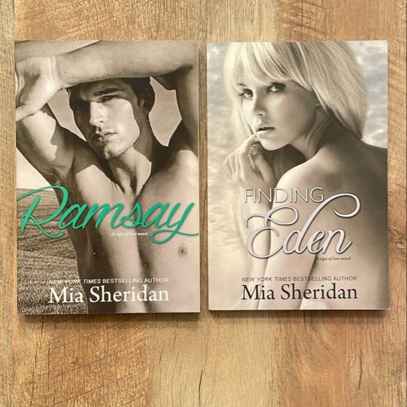 Signed, OOP Indie Cover Editions of Finding Eden & Ramsey