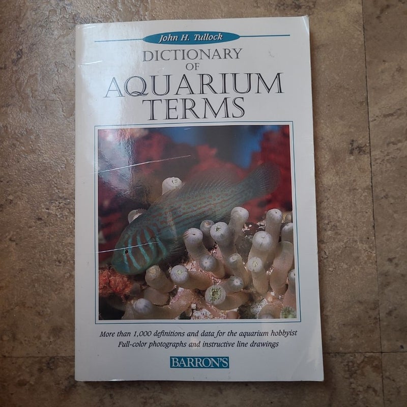 Dictionary of Aquarium Terms