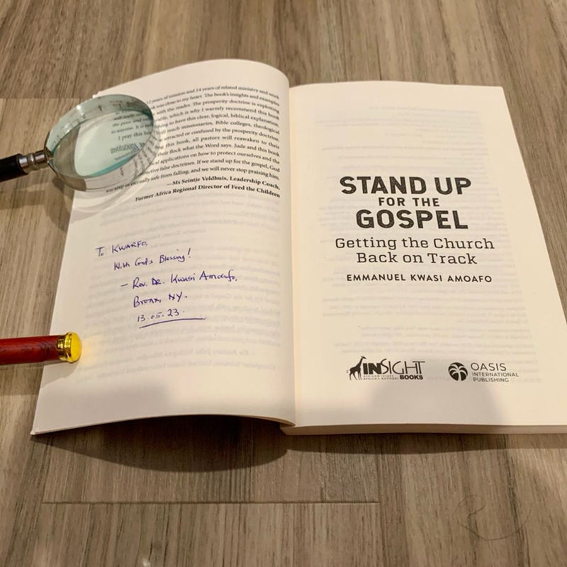 SIGNED—Stand up for the Gospel