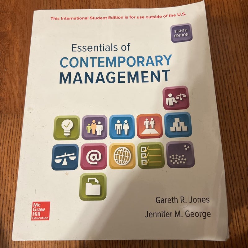 Essentials of Contemporary Management