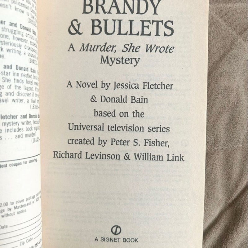 Murder, She Wrote: Brandy and Bullets  3734