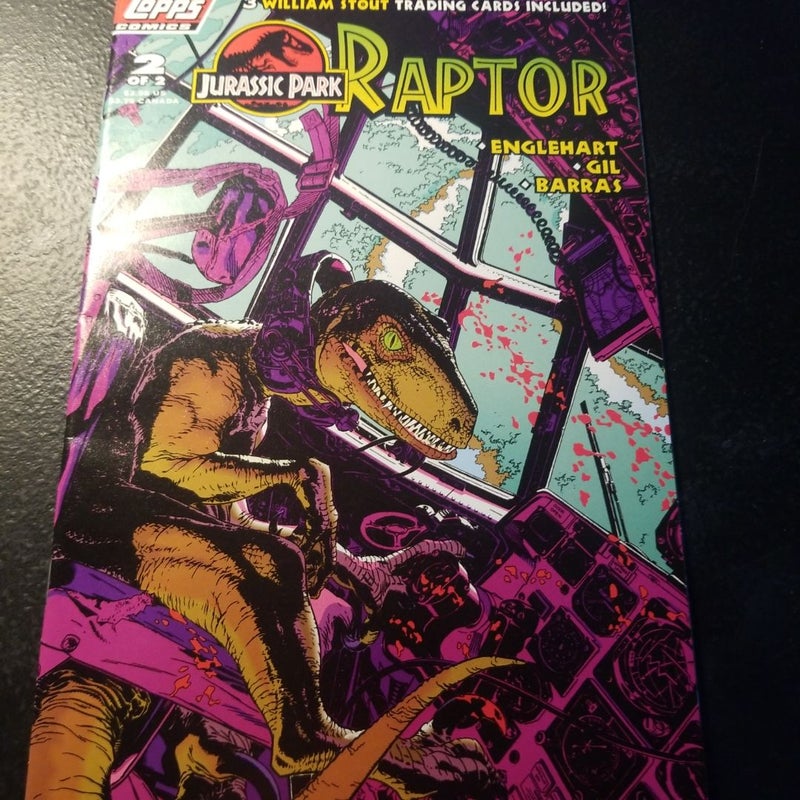 Topps  jurassic park raptor #2