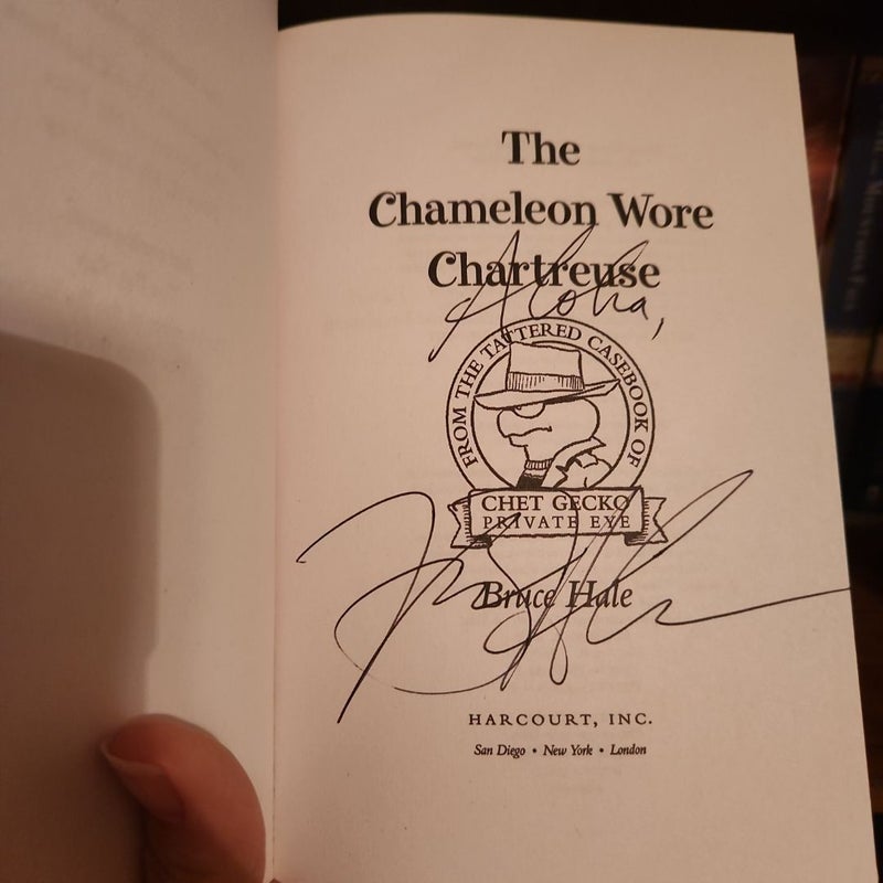 *Signed* The Chameleon Wore Chartreuse