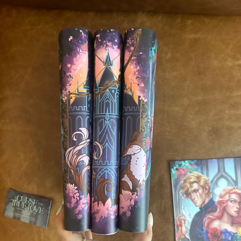 Once upon a broken heart series signed with special dust jackets