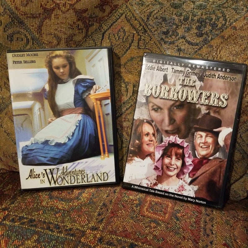 Alice's Adventures in Wonderland & The Borrowers dvd set