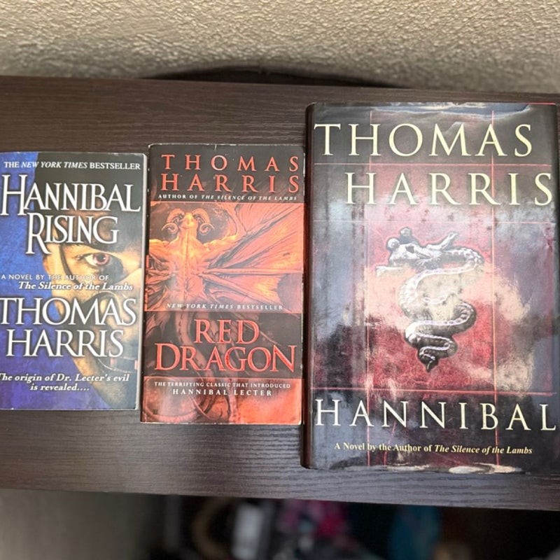 Hannibal Lecter Bundle: Hannibal Rusing, Red Dragon, & Hannibal