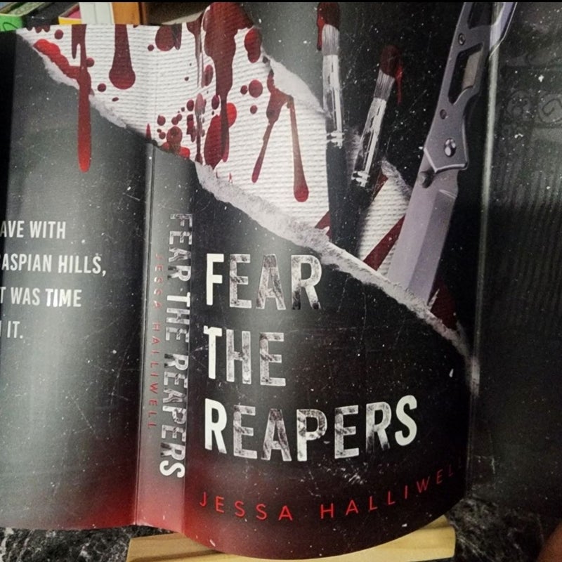 Fear the Reapers Baddies Book Box Signed 