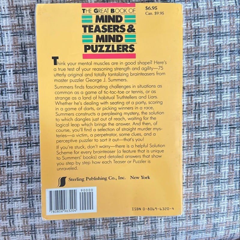 The Great Book of Mind Teasers and Mind Puzzlers