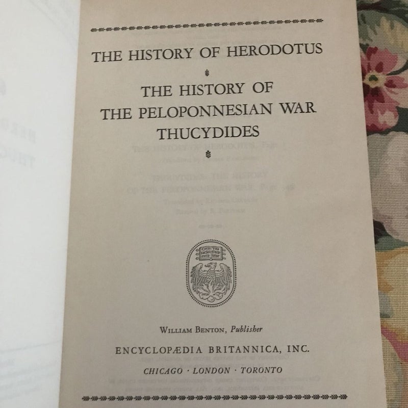 Britannica Great Books Volume 6: Herodotus, Thucydides