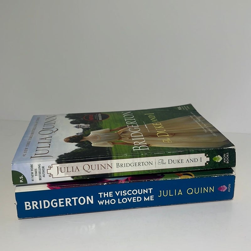 Bridgerton Series (2 Book) Bundle: The Duke and I, & The Viscount who loved me
