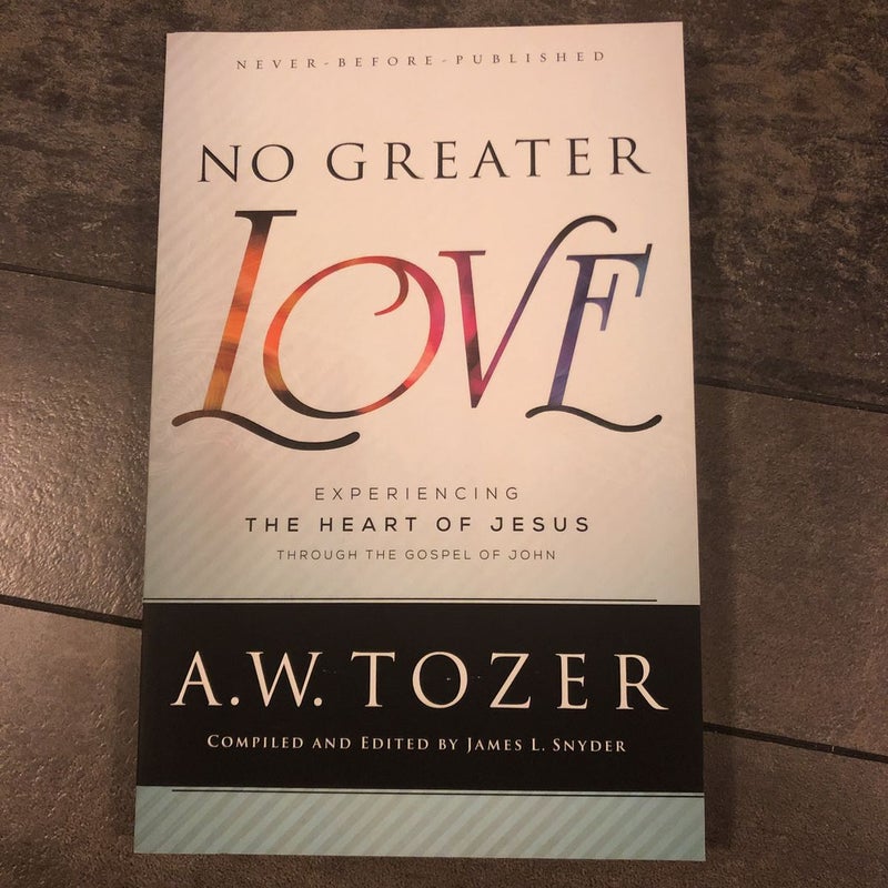 No Greater Love