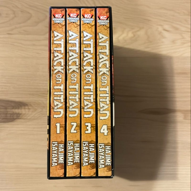 Attack on Titan Season 1 Part 1 Manga Box Set