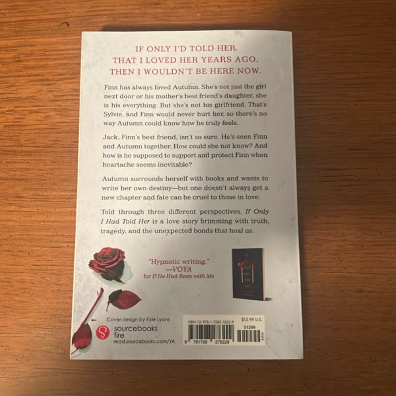 If Only I Had Told Her