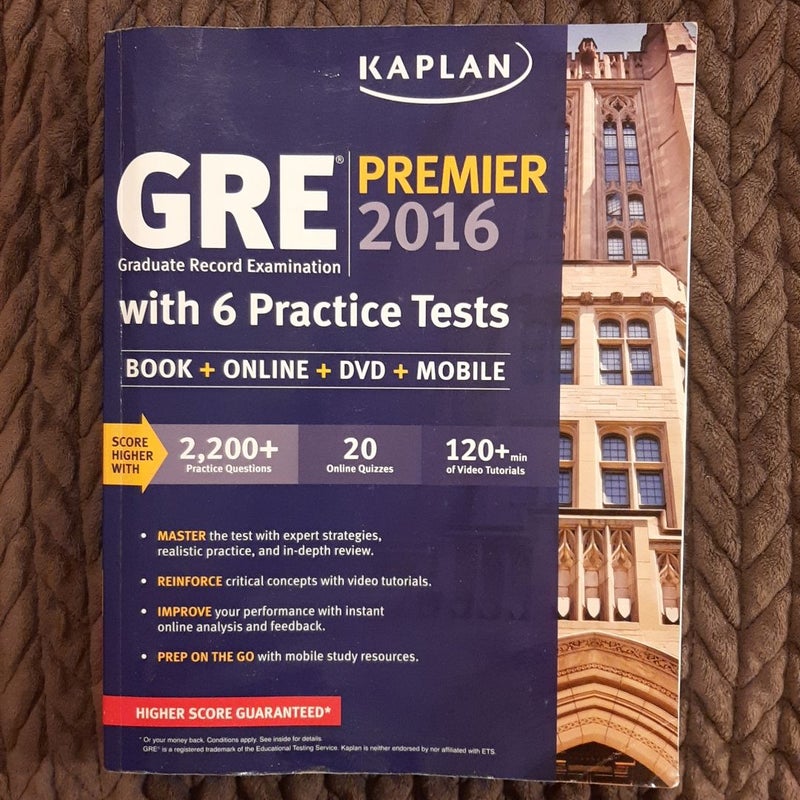 Kaplan GRE® with 6 Practice Tests