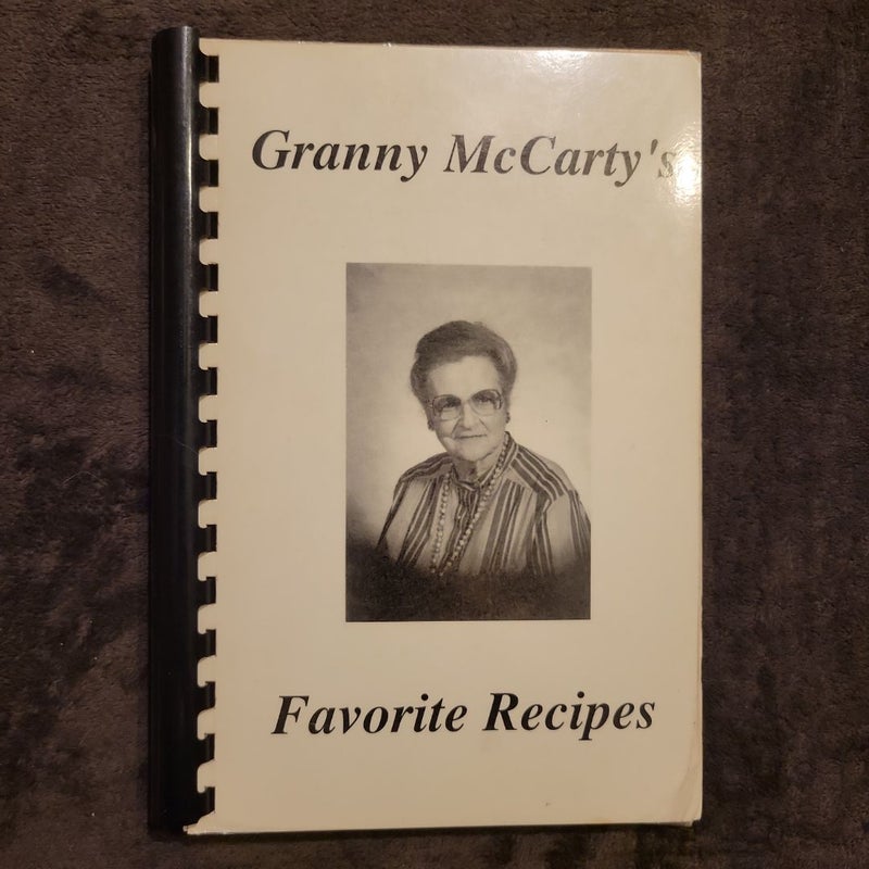 Granny McCarty's Favorite Recipes (signed)