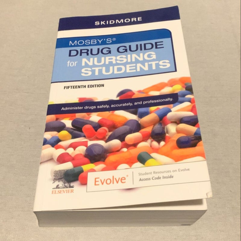 Mosby's Drug Guide for Nursing Students