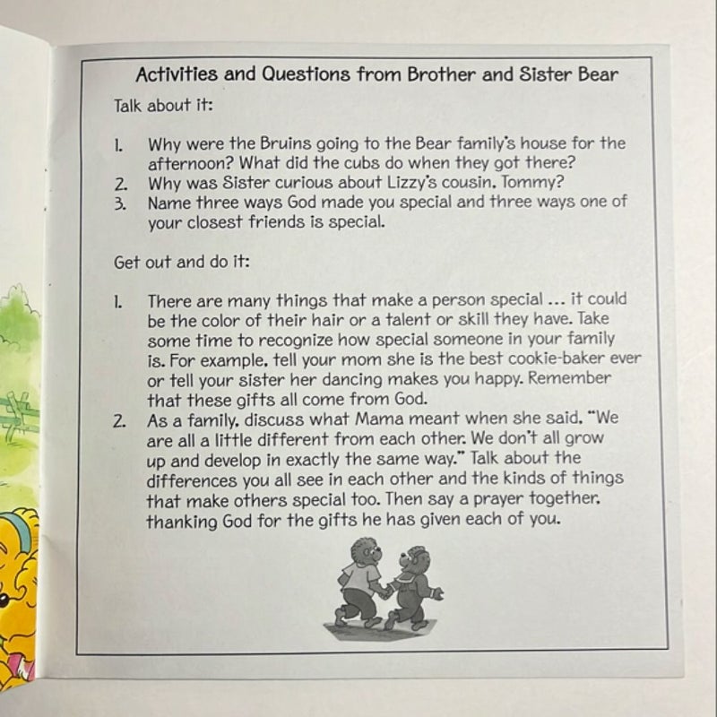 The Berenstain Bears God Made You Special