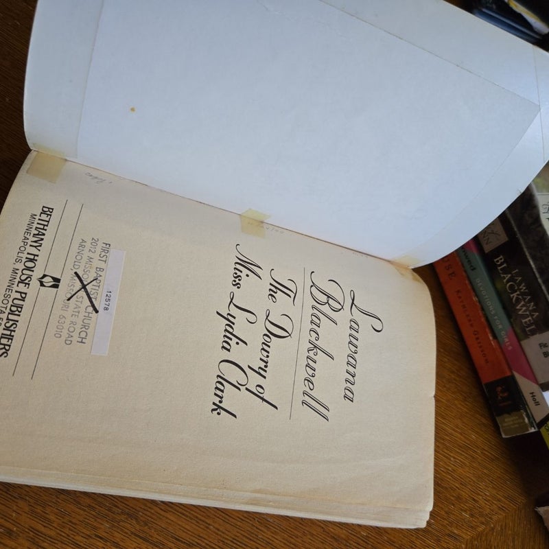 Dowry of Miss Lydia Clark