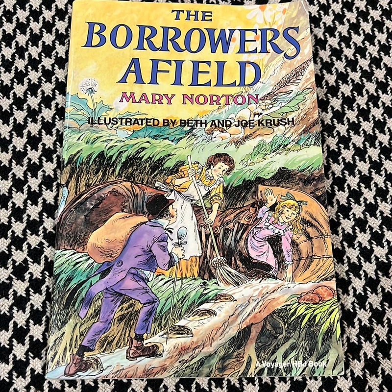 The Borrowers Afield - vintage school library edition 