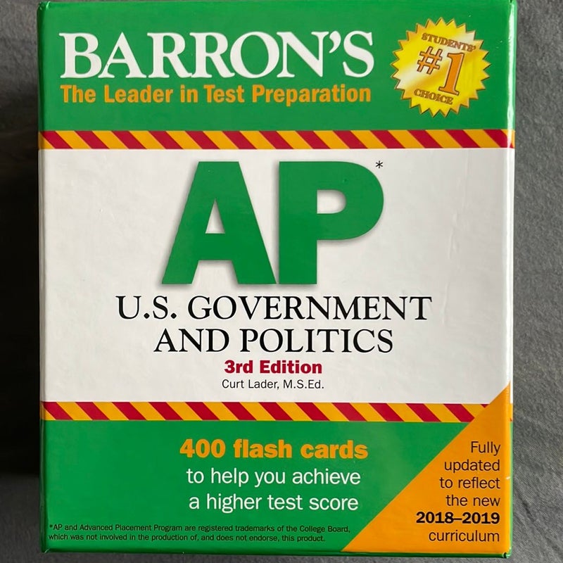 AP U. S. Government and Politics Flash Cards