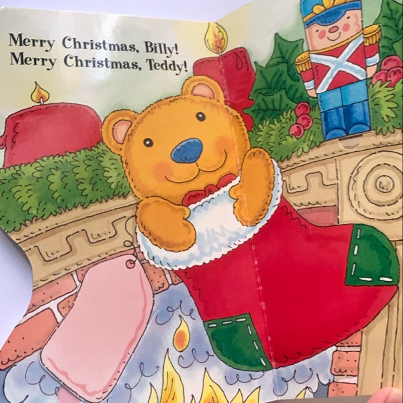 Christmas Teddy- Lift Flap Book