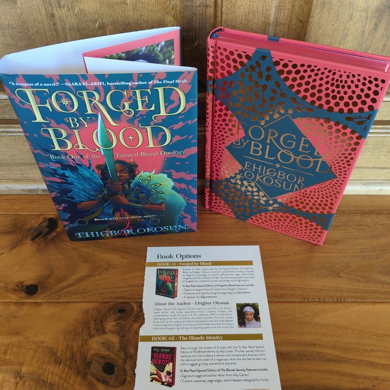 Forged by Blood - Litjoy Signed Ed