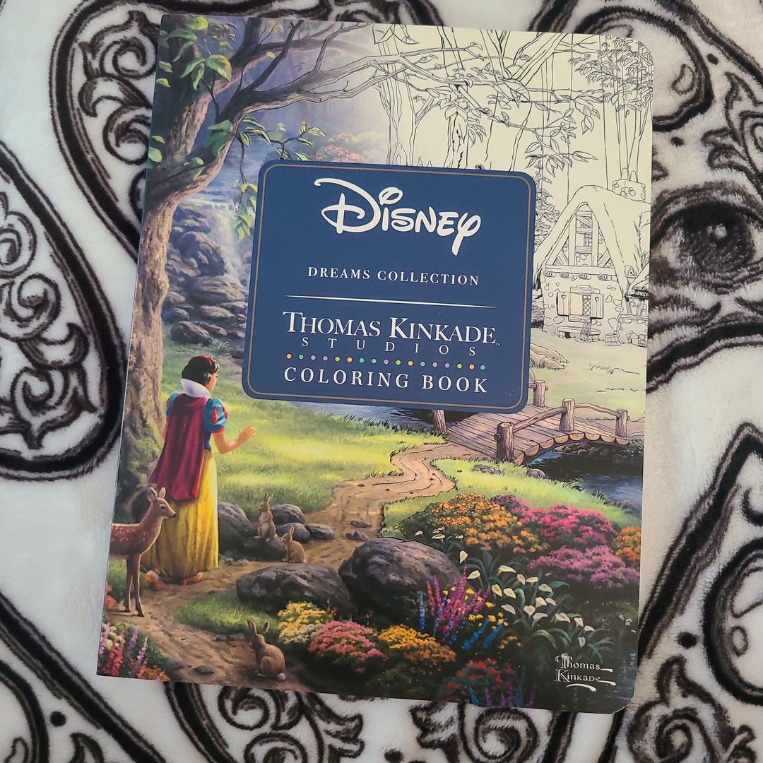 Disney Dreams Collection Thomas Kinkade Studios Coloring Book by Thomas  Kinkade, Paperback