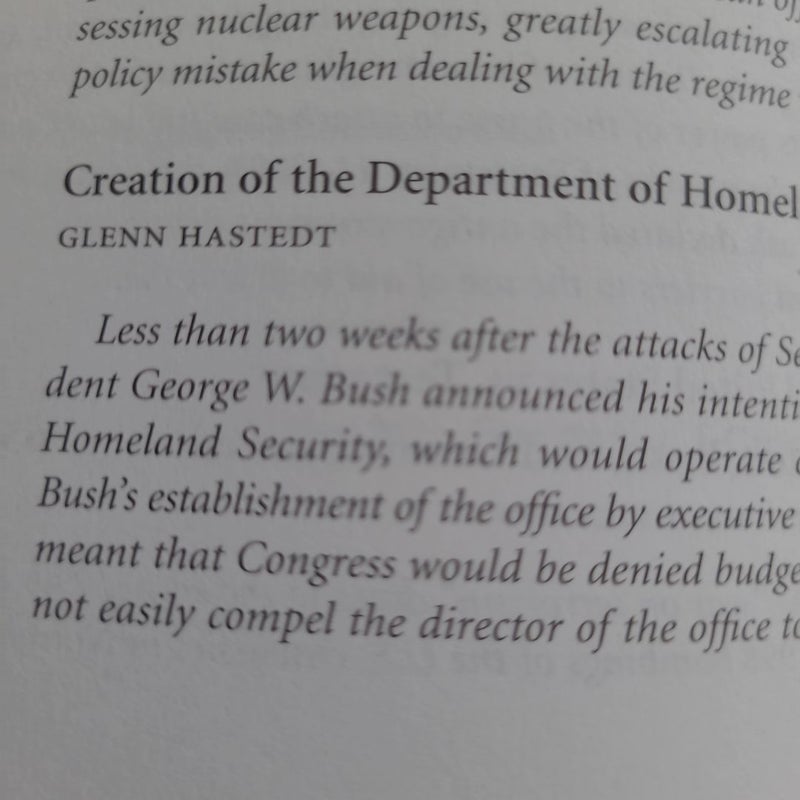 Contemporary Cases in U. S. Foreign Policy