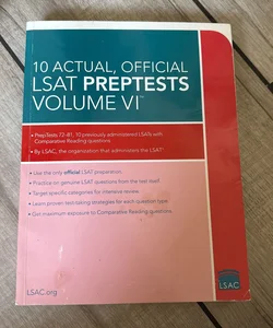 10 Actual, Official LSAT PrepTests Volume VI