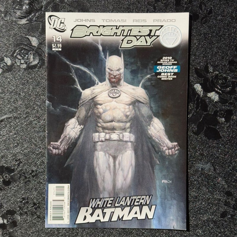 Brightest Day White lantern Batman # 14 2011 DC Comics