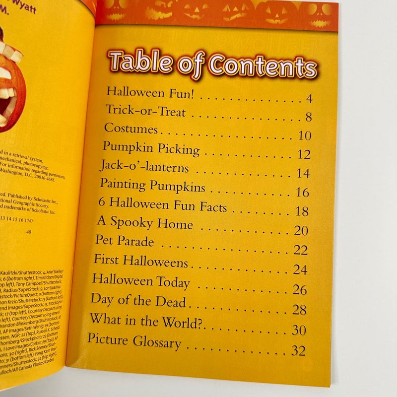 National Geographic Halloween, Early Reader