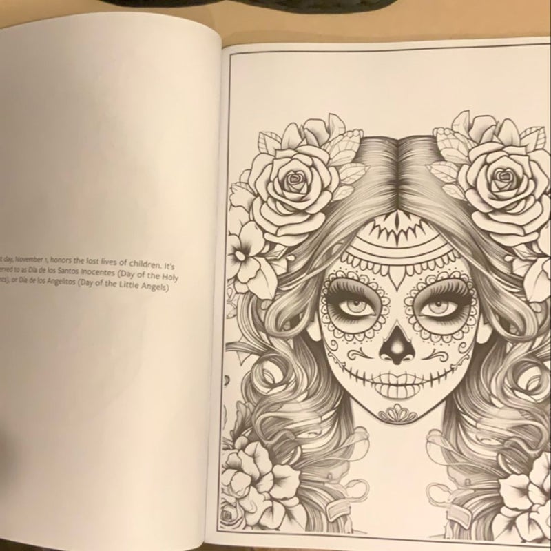 Day of the Dead Coloring