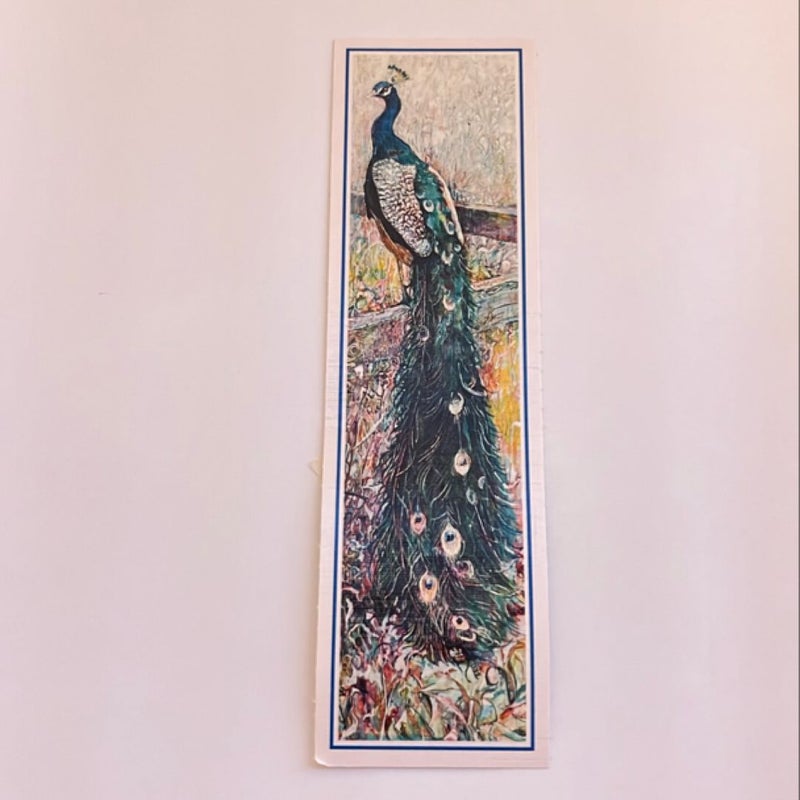 Peacock Bookmark 