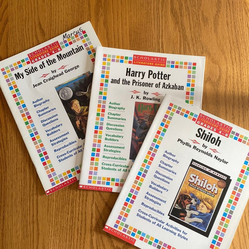 Literature Guides- Harry Potter, Shiloh, My Side of the Mountain 