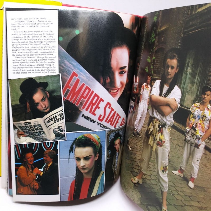 Vintage 1984 Boy George and Culture Club hardcover photo book