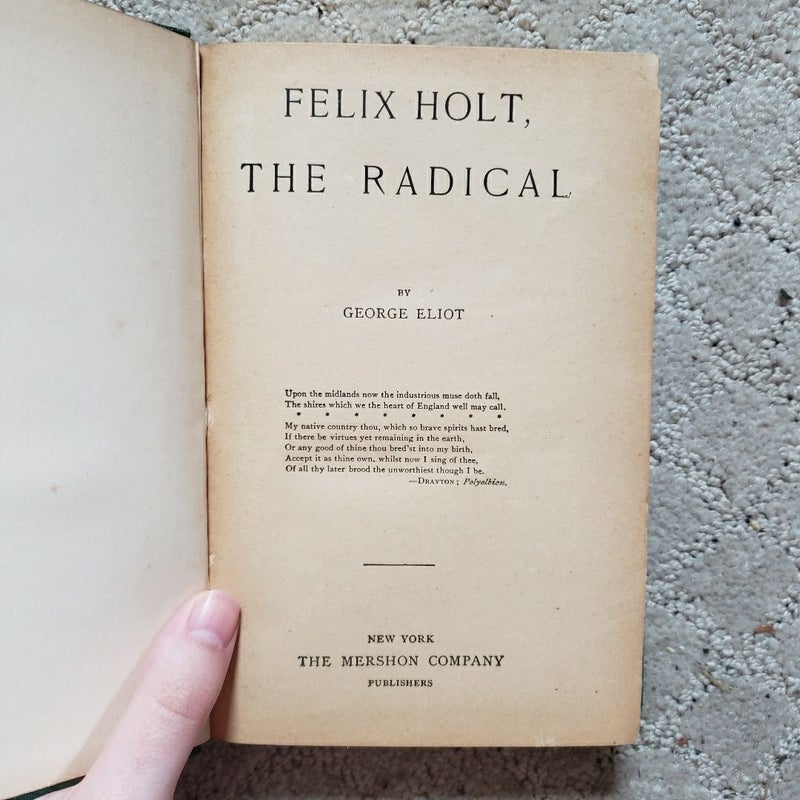 Felix Holt the Radical 