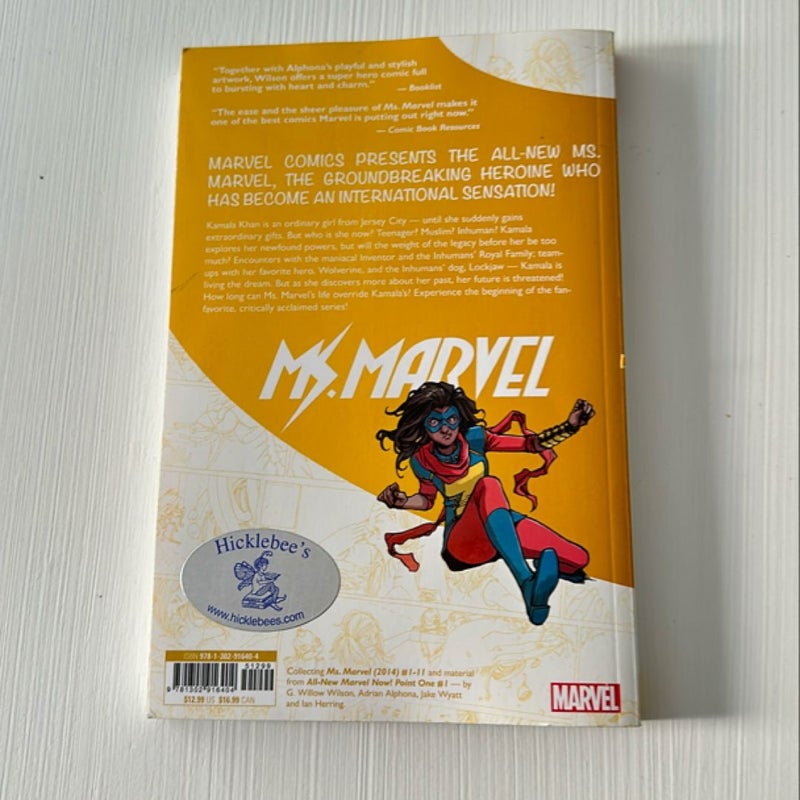 Ms. Marvel: Kamala Khan