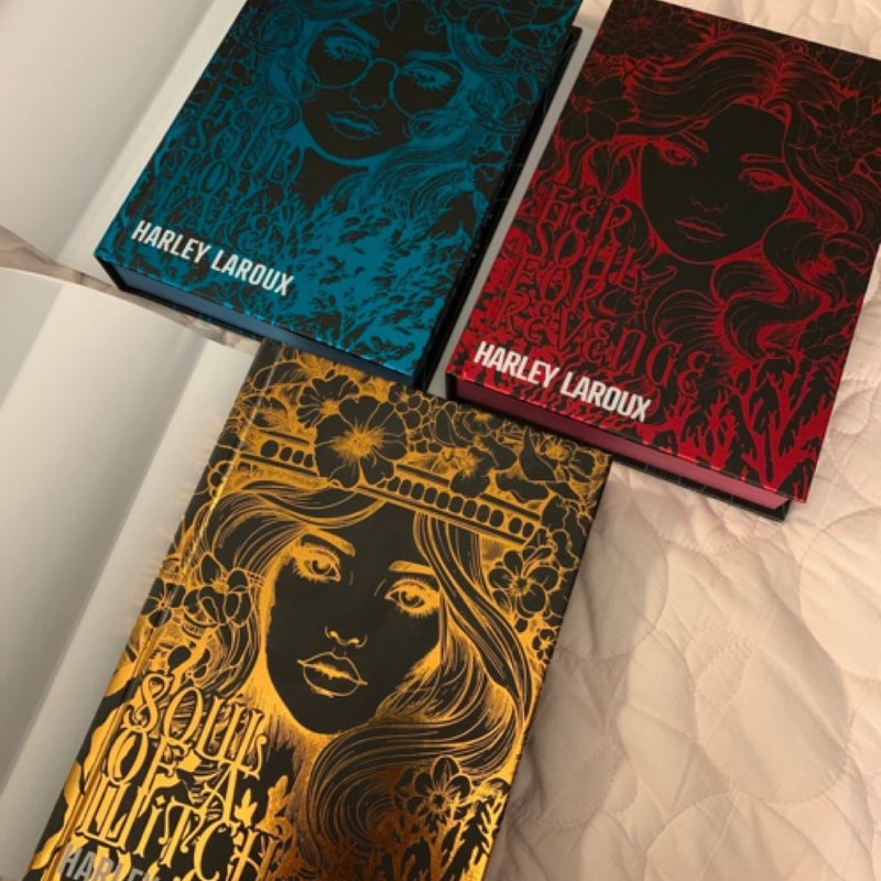 Souls Trilogy by Harley Laroux - Signed Fabled Edition