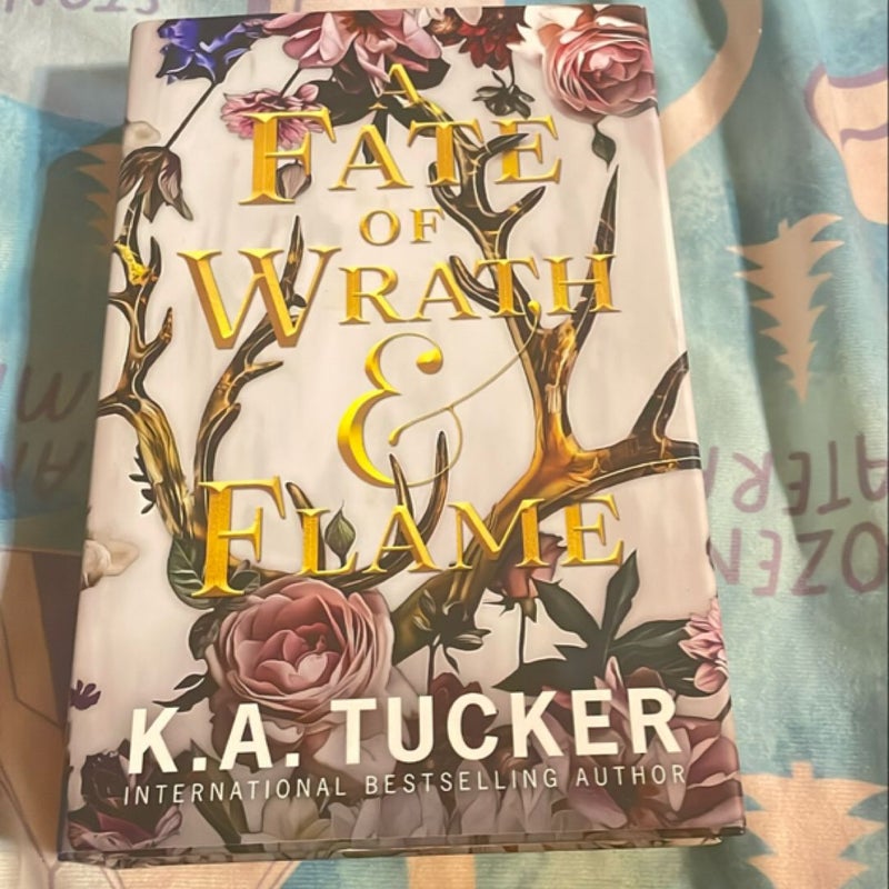 A Fate of Wrath & Flame limited edition signed buy bookplate KA Tucker