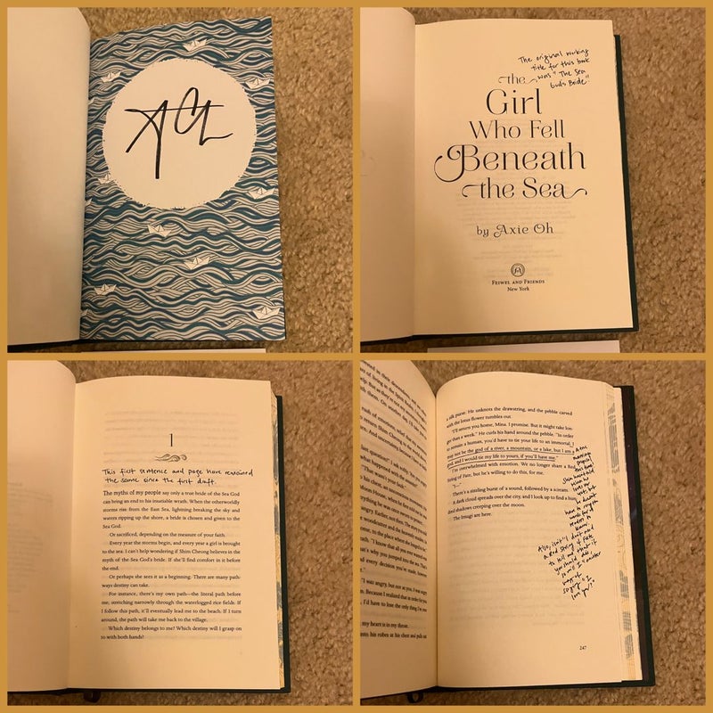 The Girl The Girl Who Fell Beneath the Sea LitJoy Annotated Special Edition